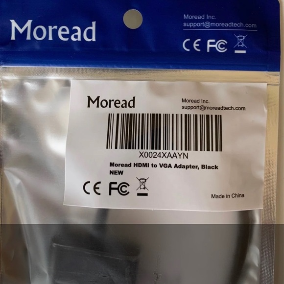 Moread HDMI to VGA Adapter Black - Picture 2 of 2